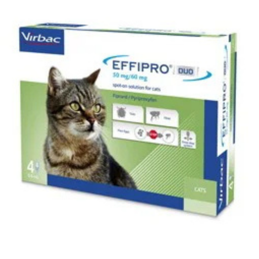 🐾 Effipro Duo para Perros y Gatos: Protección Completa Contra Pulgas y Garrapatas 🐾