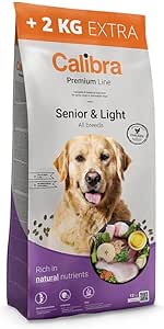 CALIBRA DOG PREMIUM LINE SENIOR LIGHT POLLO 12+2KG