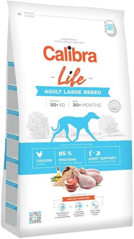 CALIBRA DOG LIFE ADULT LARGE BREED POLLO 12KG