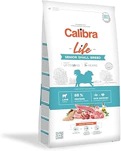 CALIBRA DOG LIFE SENIOR SMALL BREED CORDERO 1,5KG