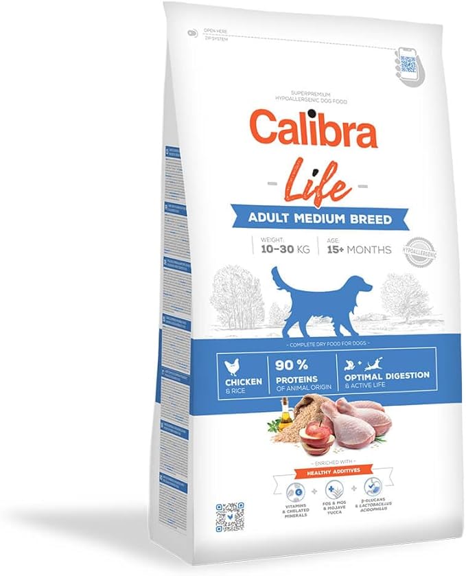 CALIBRA DOG LIFE ADULT MEDIUM BREED POLLO