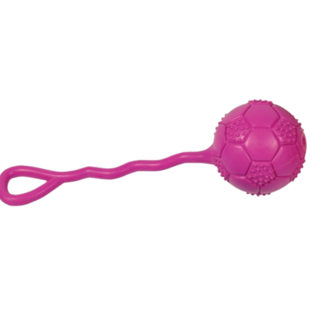 Pelota de Fútbol con Tirador de Goma de Nayeco