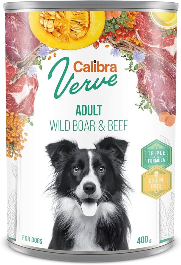 CALIBRA DOG GF VERVE ADULT JABALÍ Y TERNERA