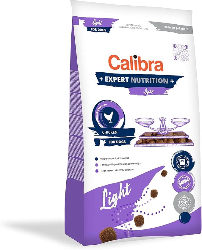 CALIBRA DOG EXPERT NUTRITION LIGHT 12KG