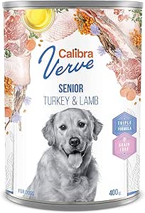 CALIBRA DOG GF VERVE SENIOR PAVO Y CORDERO