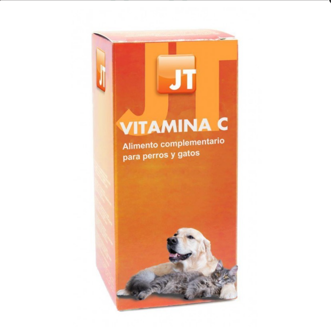 🐾 Vitamina C JTPharma – Refuerzo antioxidante e inmunológico para perros y gatos