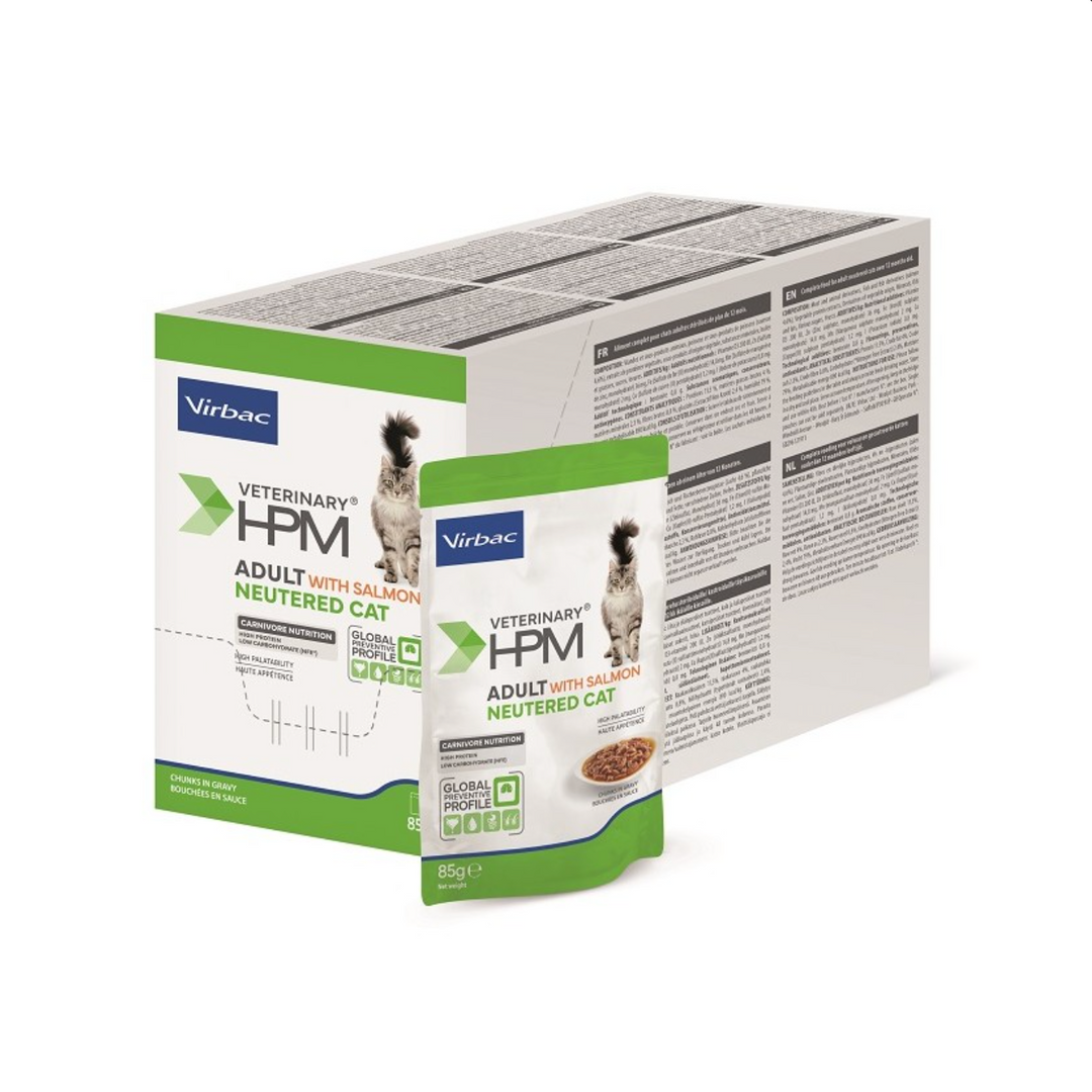 Virbac Adult Neutered Cat con Salmón (12 x 85g)