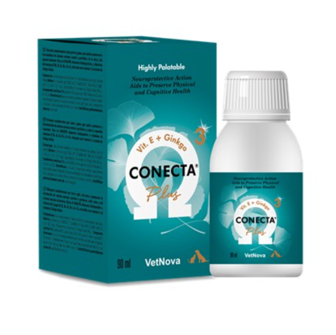 🧠 VetNova Conecta® Plus – Apoyo Neurológico y Cognitivo para Perros y Gatos