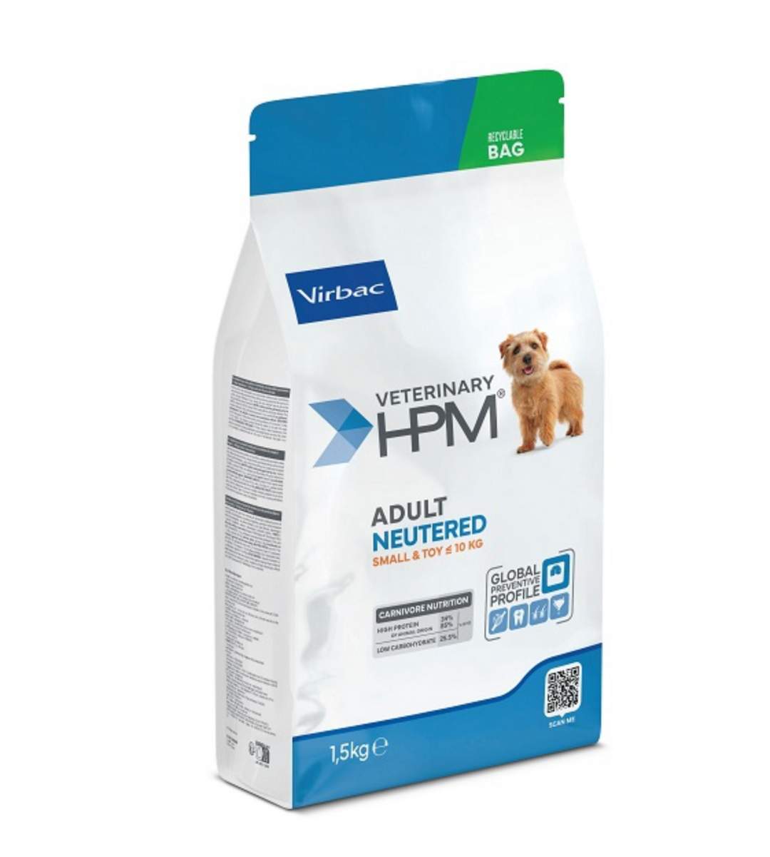 VIRBAC ADULT DOG NEUTERED SMALL & TOY