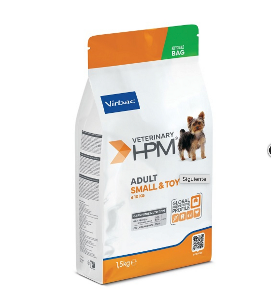 VIRBAC ADULT DOG SMALL & TOY