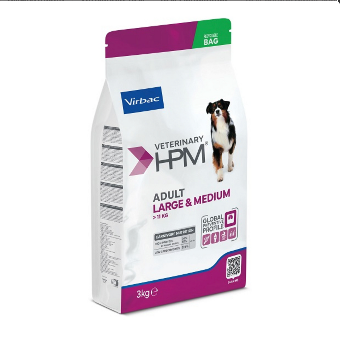 VIRBAC HPM CANINE ADULT LARGE & MEDIUM