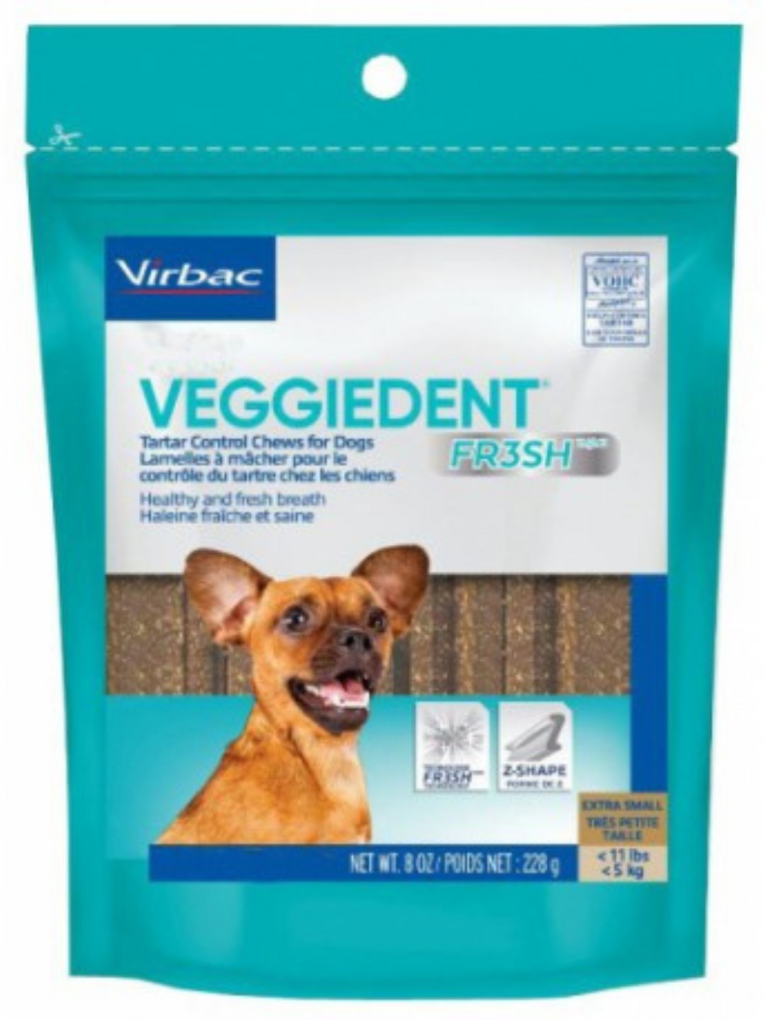 🦷 Veggiedent® Fresh – Mantenimiento bucodental diario para perros con bocas sanas