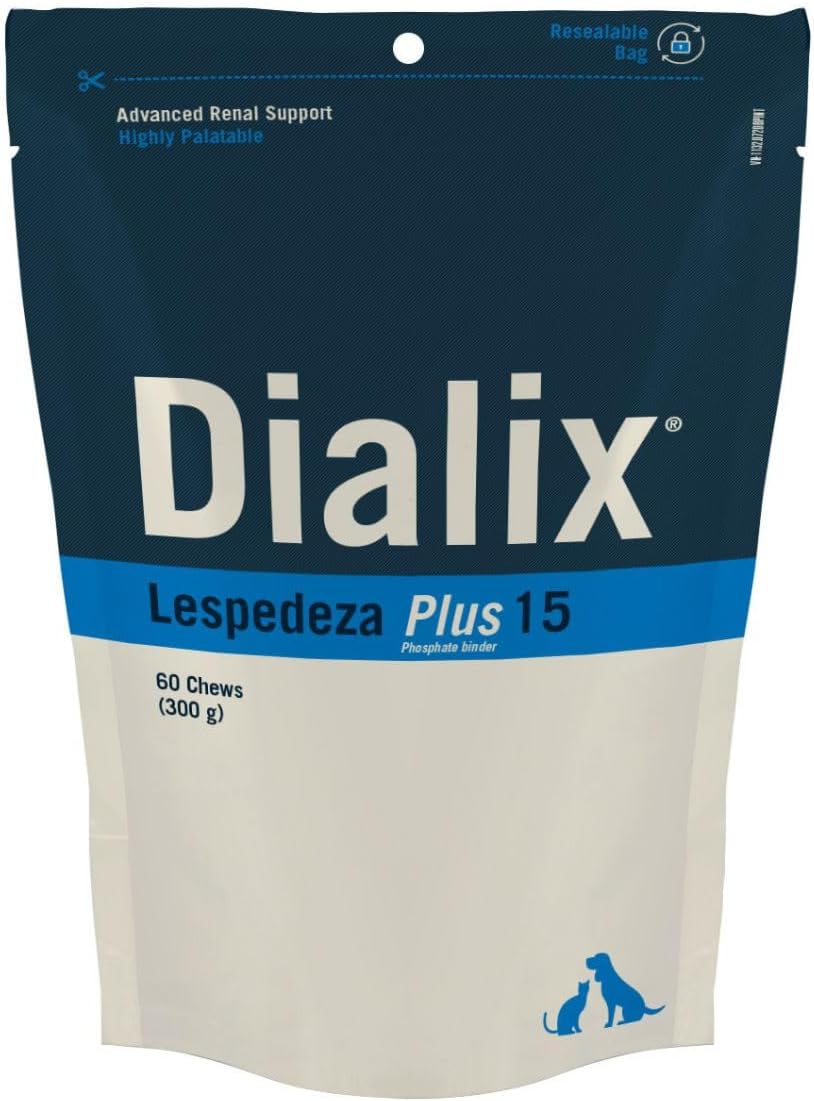 🐾 Dialix® Lespedeza Plus – Apoyo renal avanzado para perros y gatos