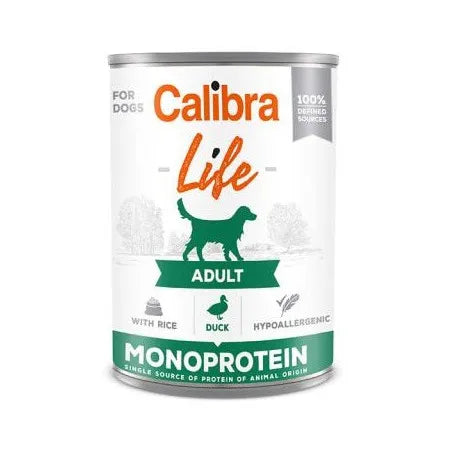 CALIBRA DOG LIFE LATA ADULT PATO Y ARROZ
