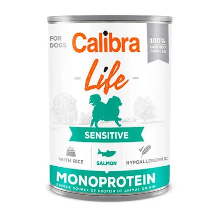 CALIBRA DOG LIFE LATA SENSITIVE SALMON Y ARROZ
