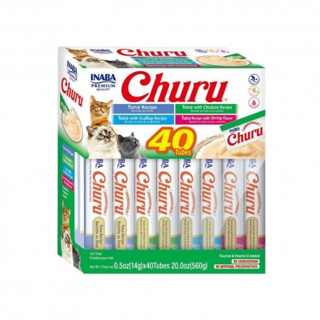 Churu Gato Variedades Atun/Marisco 40 P