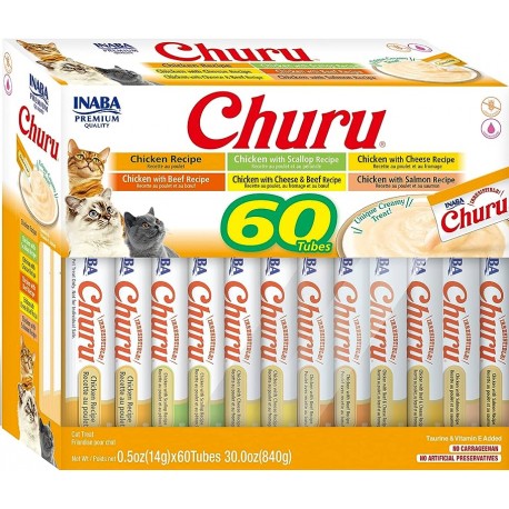 Churu Gato Variedades de Pollo 60 P
