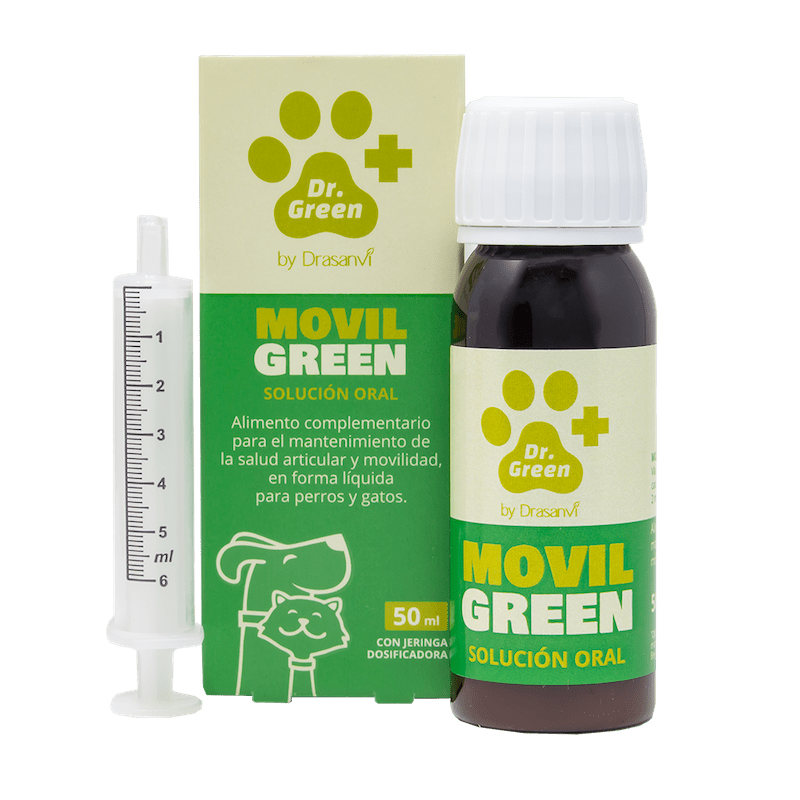 🐾 MovilGreen Solución Oral – Soporte articular natural para perros pequeños y gatos