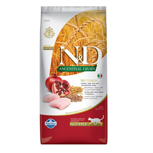 N&D ANCESTRAL CAT NEUTERED POLLO 5KG