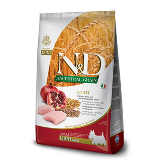 N&D Ancestral Dog Mini Light Pollo 2,5 kg