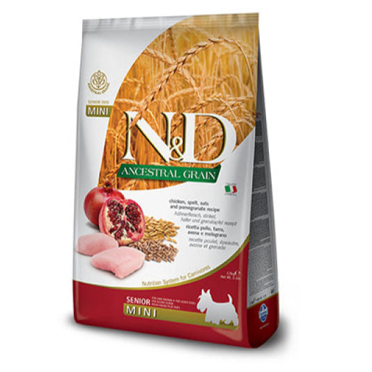 N&D ANCESTRAL DOG SENIOR MINI POLLO 2,5KG