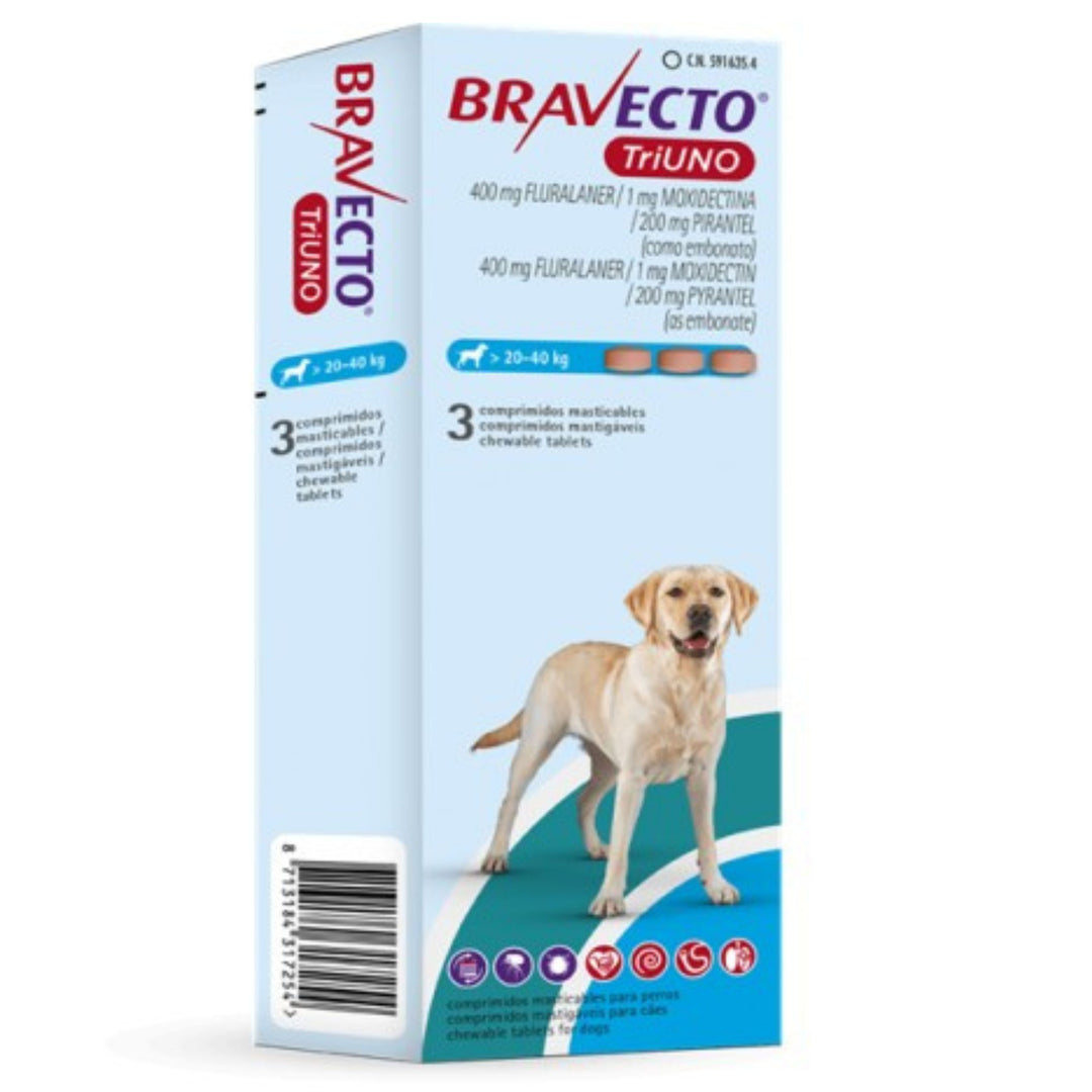 Bravecto Triuno: protección interna y externa en un solo antiparasitario