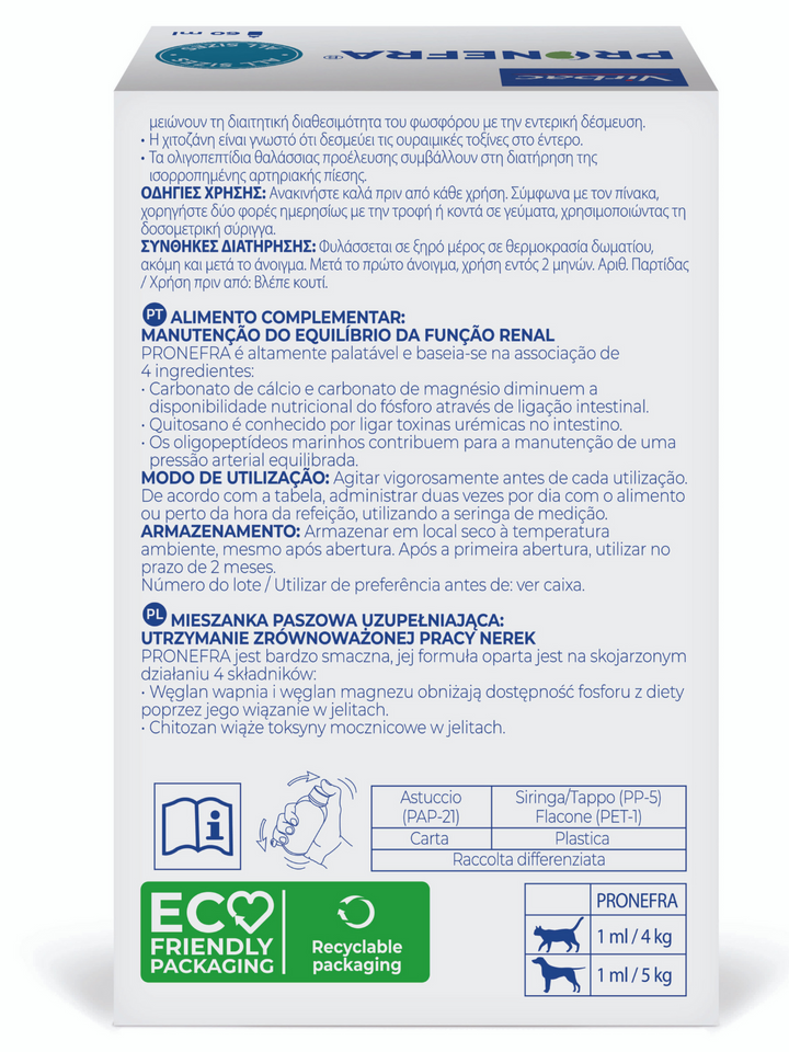 Pronefra – Suplemento para la Salud Renal en Perros y Gatos