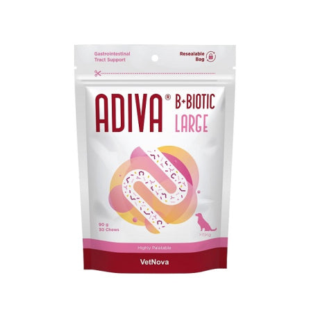 Adiva B+Biotic – Complemento masticable para mantenimiento de cobalamina y ácido fólico