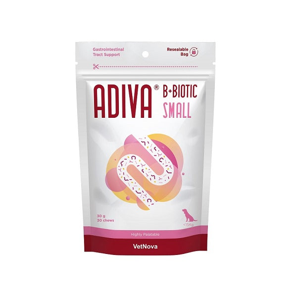 Adiva B+Biotic – Complemento masticable para mantenimiento de cobalamina y ácido fólico