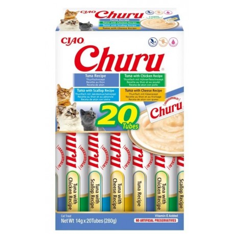 Churu Gato Variedades De Atun 20 P