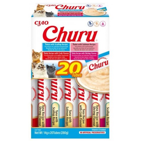 Churu Gato Variedades De Marisco 20 P