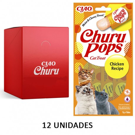 Churu Gato Pops Receta de Pollo