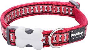 COLLAR PERRO RD REFLECTANTE ROJO