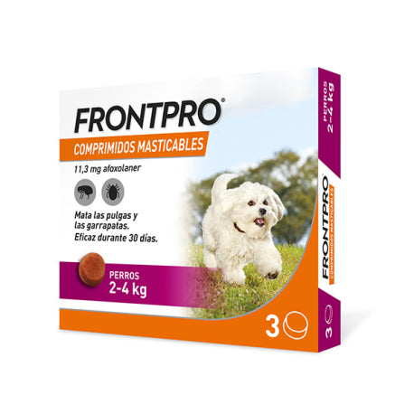 FRONTPRO comprimidos antiparasitarios para perros