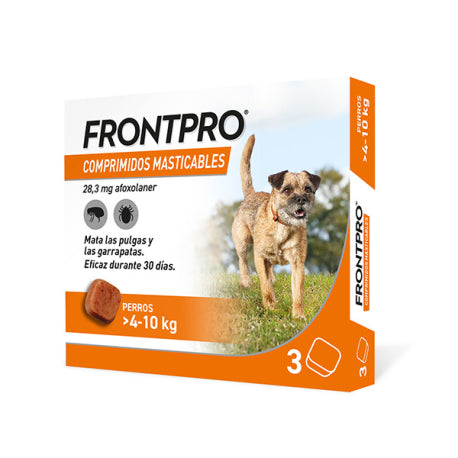 FRONTPRO comprimidos antiparasitarios para perros