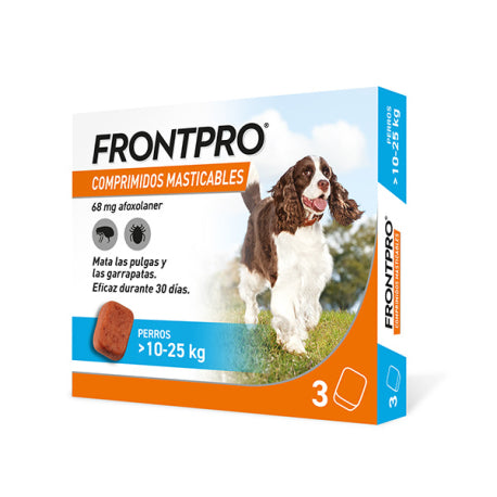 FRONTPRO comprimidos antiparasitarios para perros