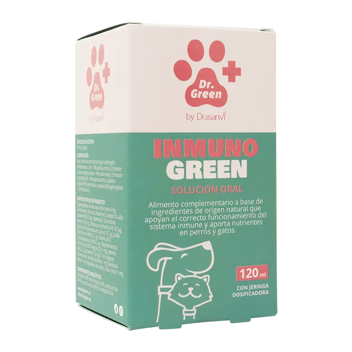 INMUNOGREEN SOLUCIÓN ORAL 120 ML PERRO-GATO DR.GREEN